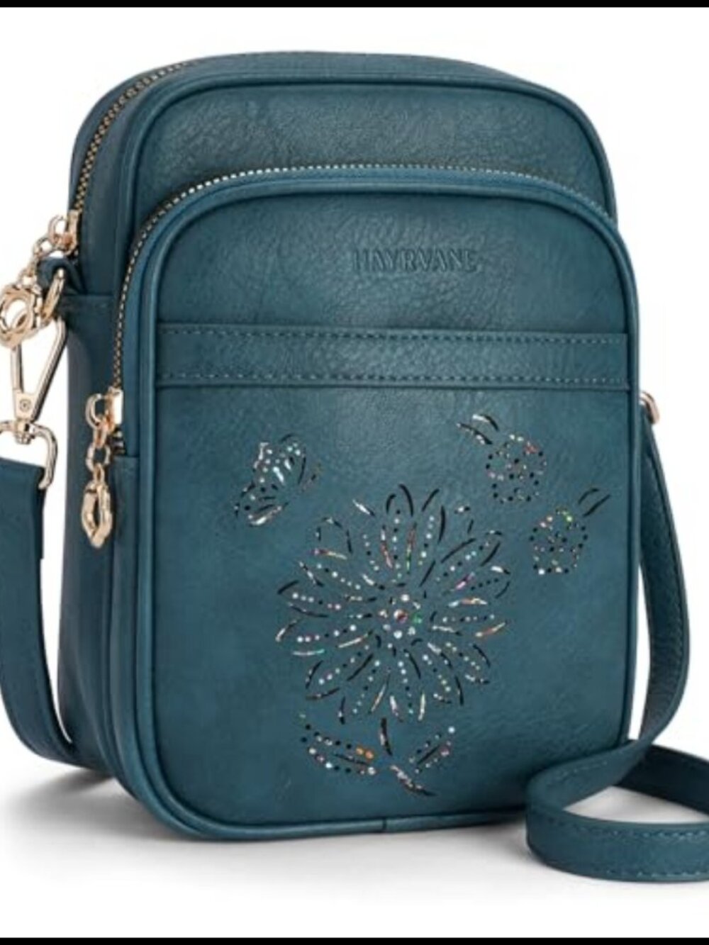 Sunflower Crossbody Bag RFID Phone Purse Card Slots Lightweight Shoulder Bag